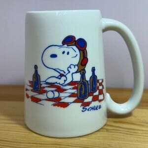 Vintage Snoopy Peanuts Girls & Root Beer Coffee Mug Another Determined Prod